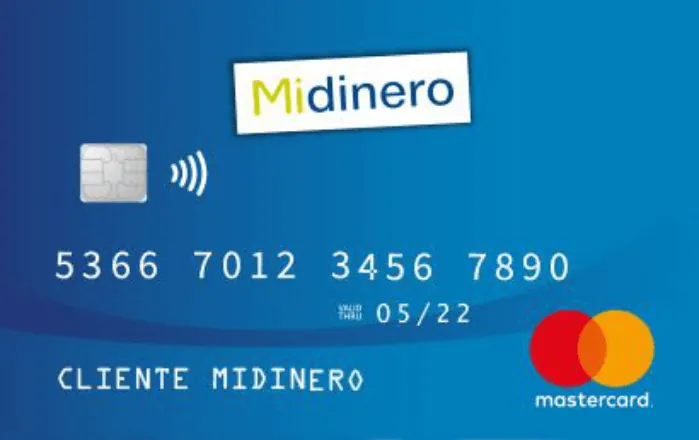 Tarjeta Mi Dinero estando en clearing