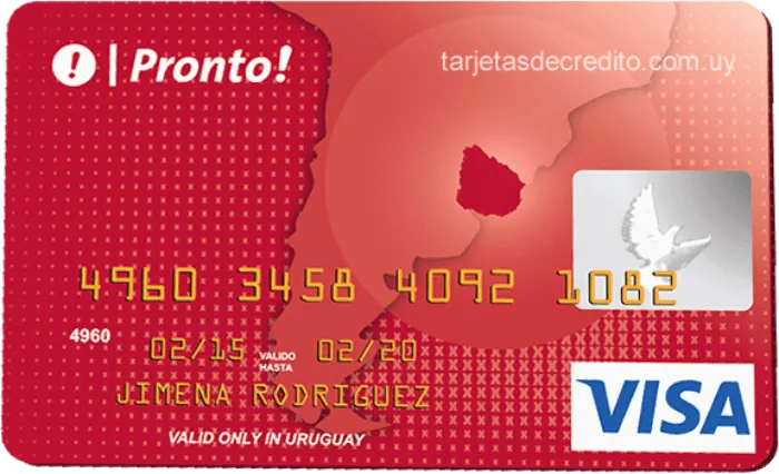 Tarjeta VISA Pronto estando en clearing
